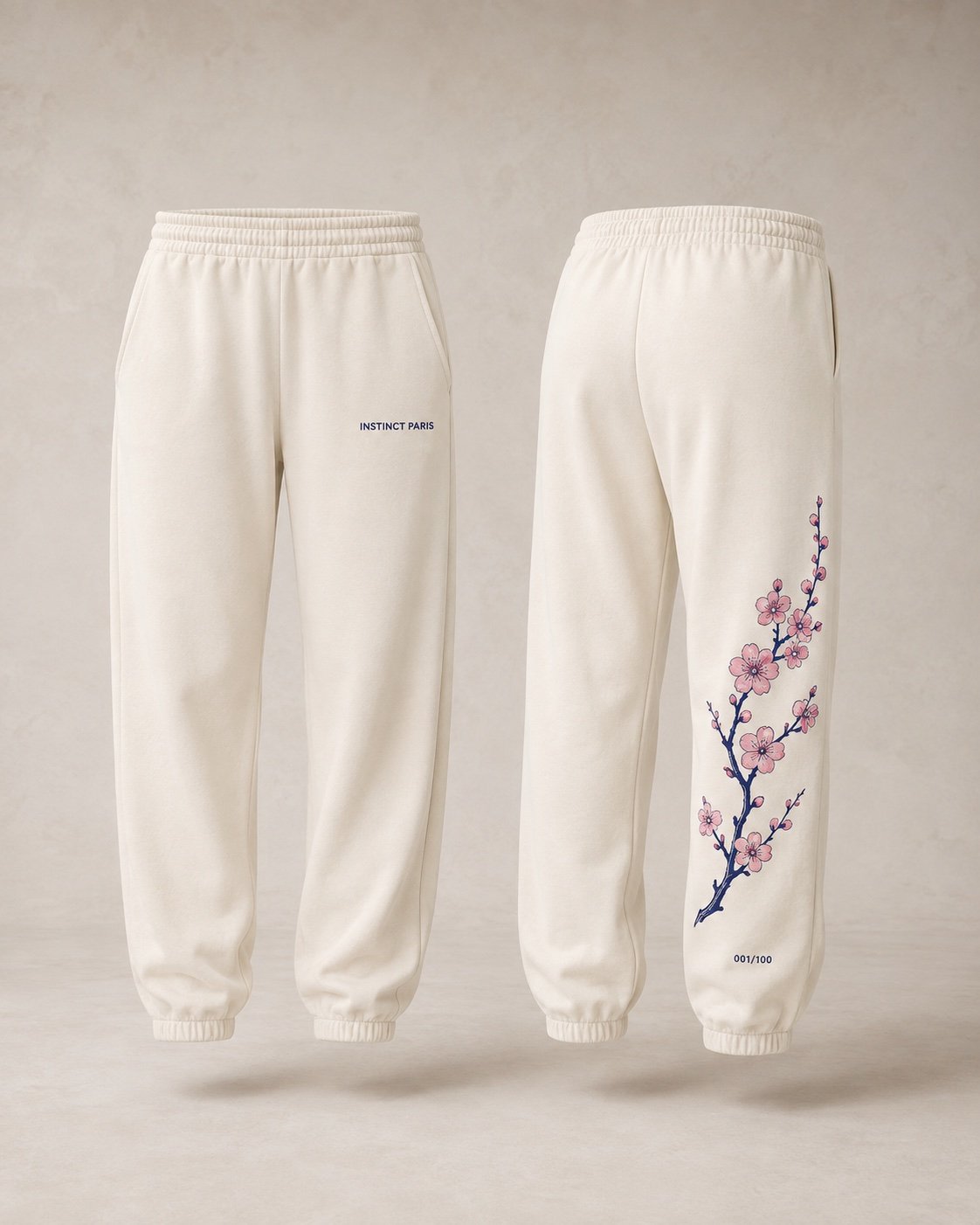 Jogging Sakura Écru INSTINCT PARIS