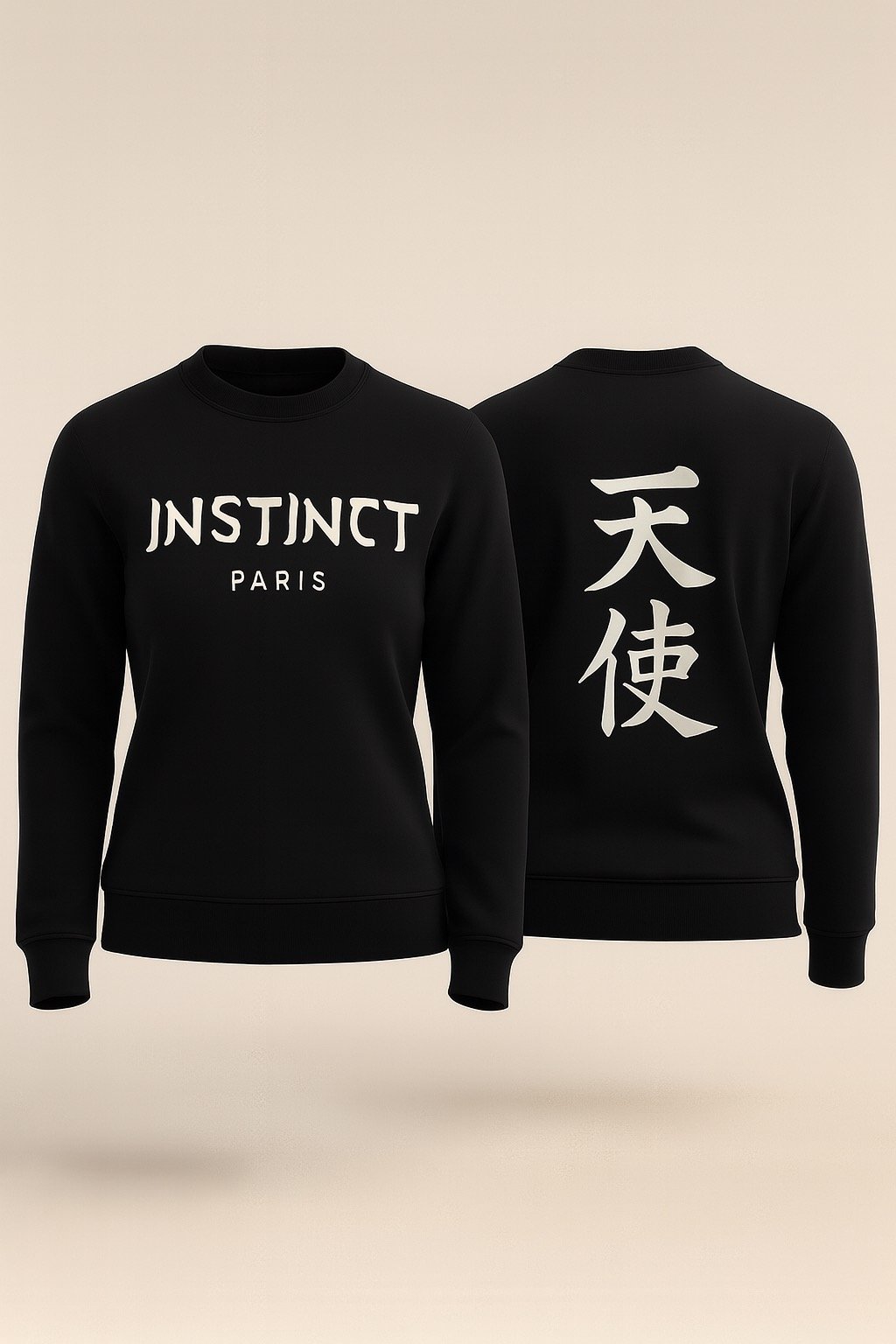 Sweat Signature Noir INSTINCT PARIS
