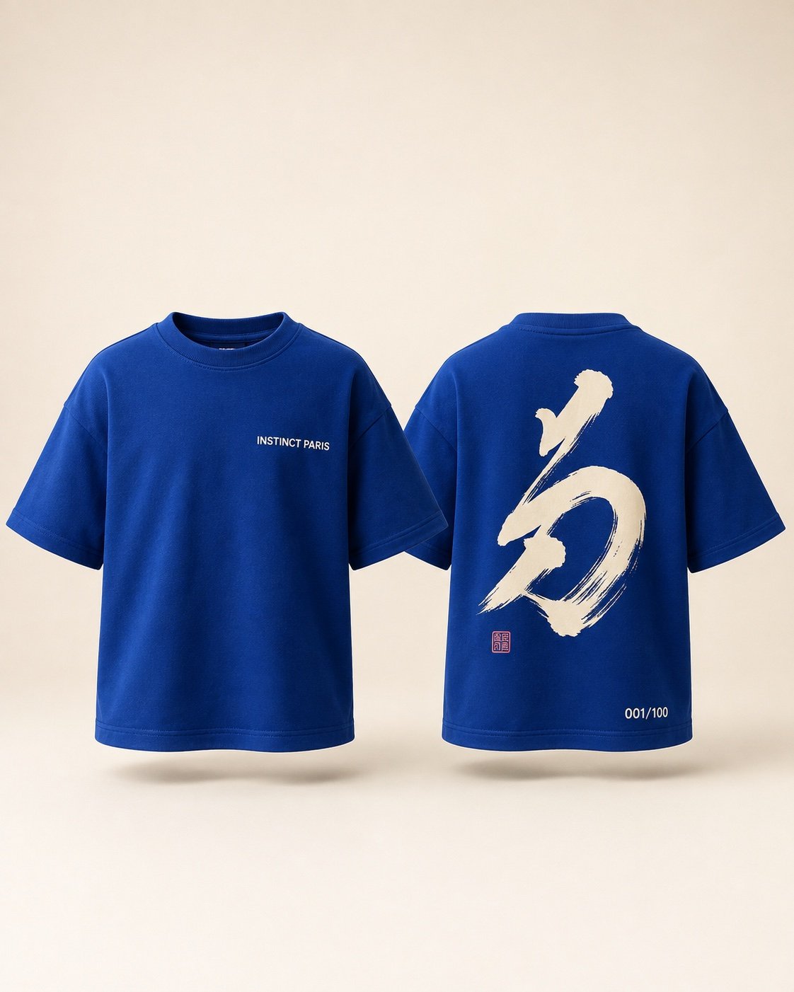 T-shirt Mini Cobalt INSTINCT PARIS